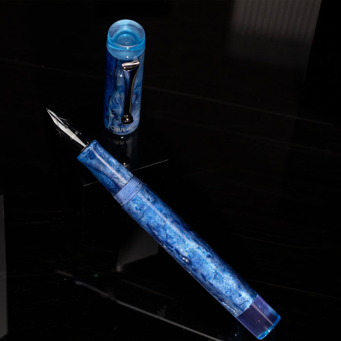 OPUS 88 Demonstrator Fountain Pen - Sapphire Blue