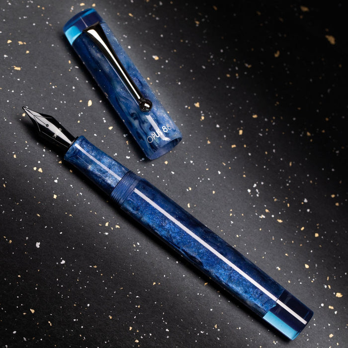 OPUS 88 Demonstrator Fountain Pen - Sapphire Blue