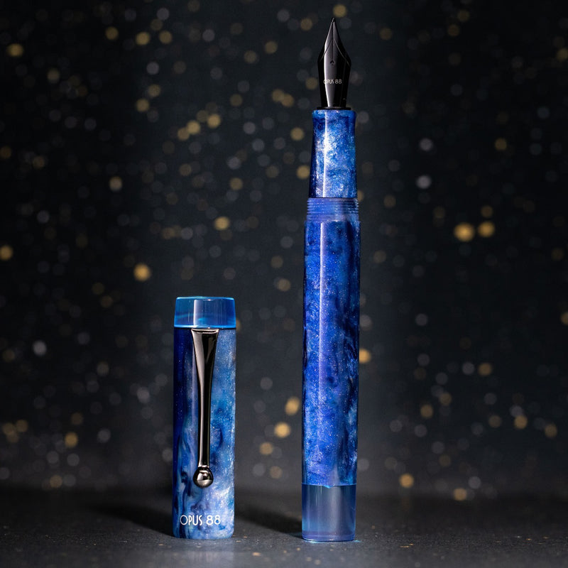 OPUS 88 Demonstrator Fountain Pen - Sapphire Blue