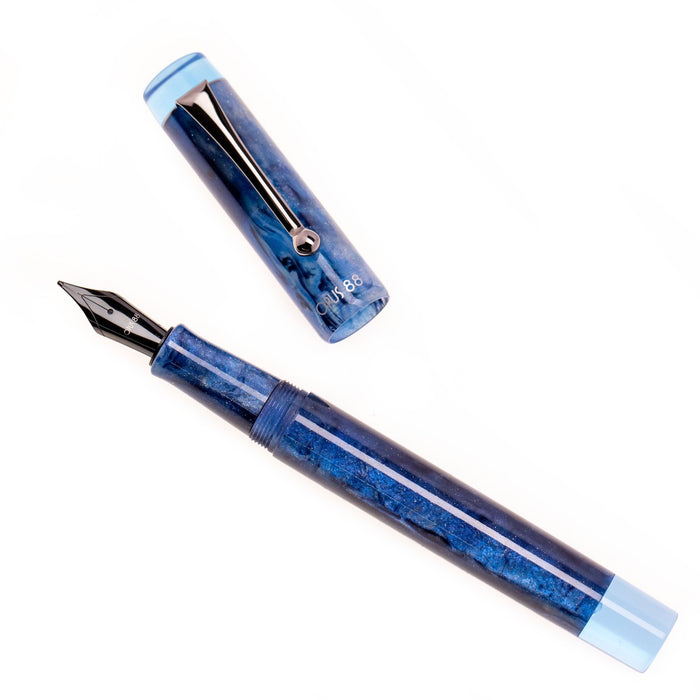 OPUS 88 Demonstrator Fountain Pen - Sapphire Blue