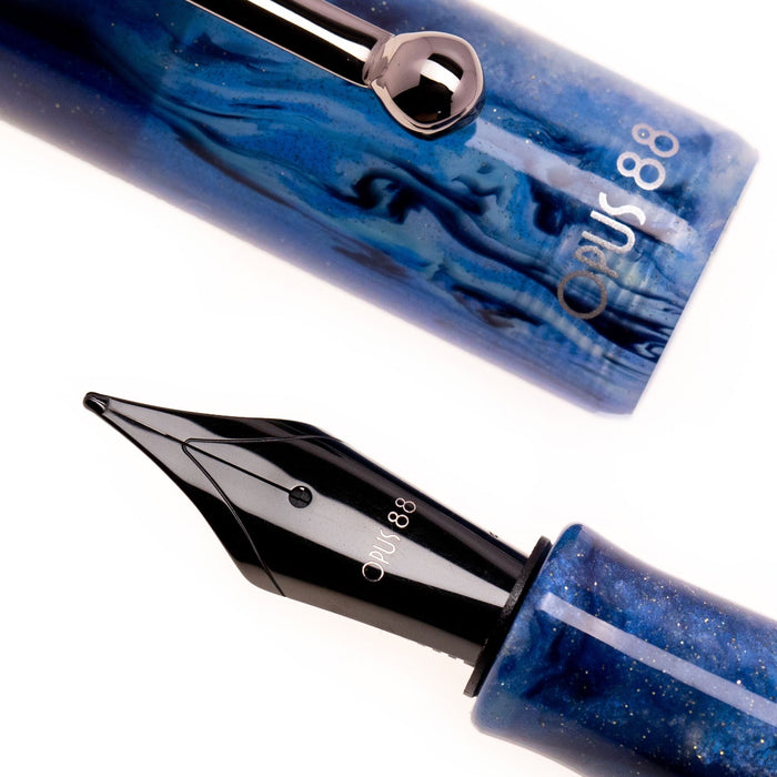 OPUS 88 Demonstrator Fountain Pen - Sapphire Blue