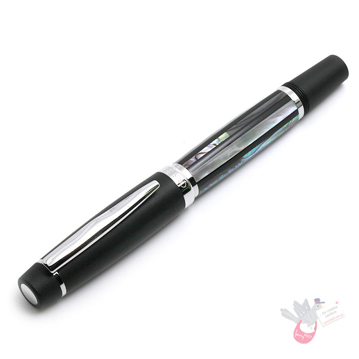 OPUS 88 Shell Fountain Pen - Stripe - Fine Nib