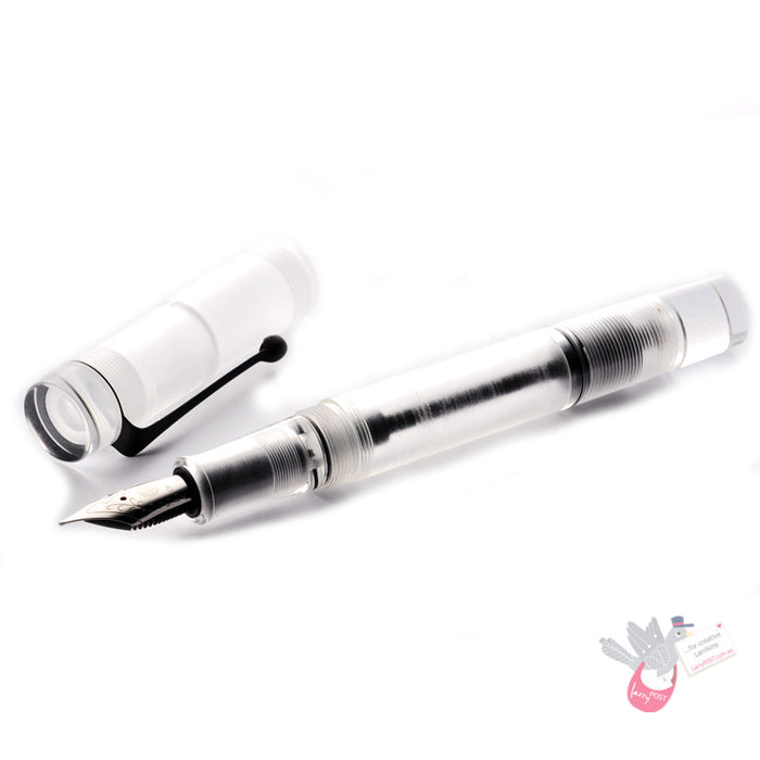 OPUS 88 Demonstrator Fountain Pen - Clear - Medium Nib