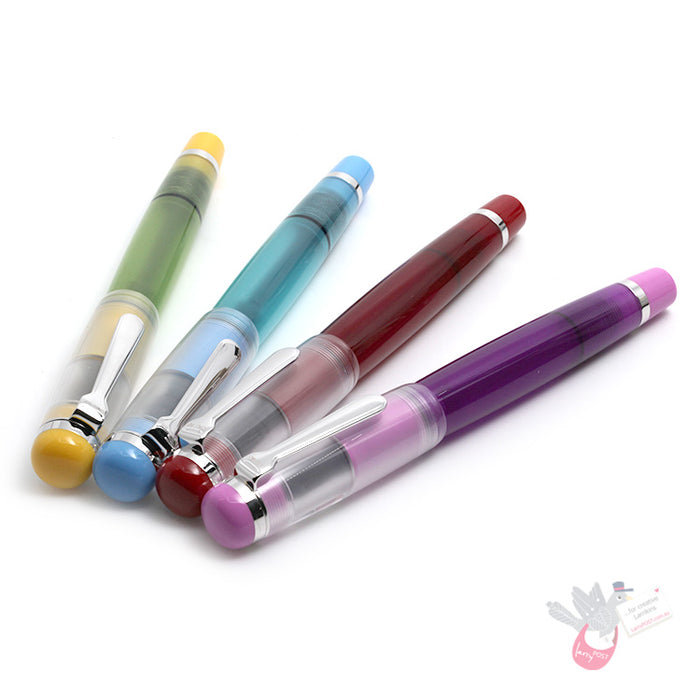 OPUS 88 OMAR Fountain Pen - Lipstick - Medium Nib