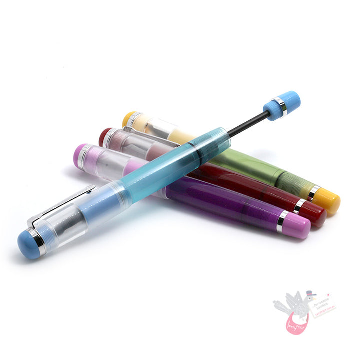 OPUS 88 OMAR Fountain Pen - Lipstick - Medium Nib