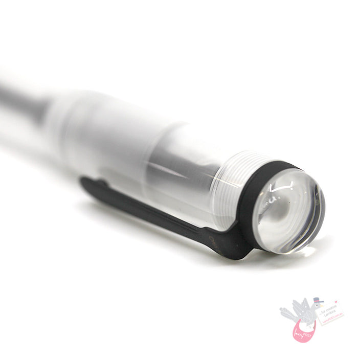 OPUS 88 OMAR Fountain Pen - Demonstrator (Clear) - 1.5mm Italic (stub) Nib
