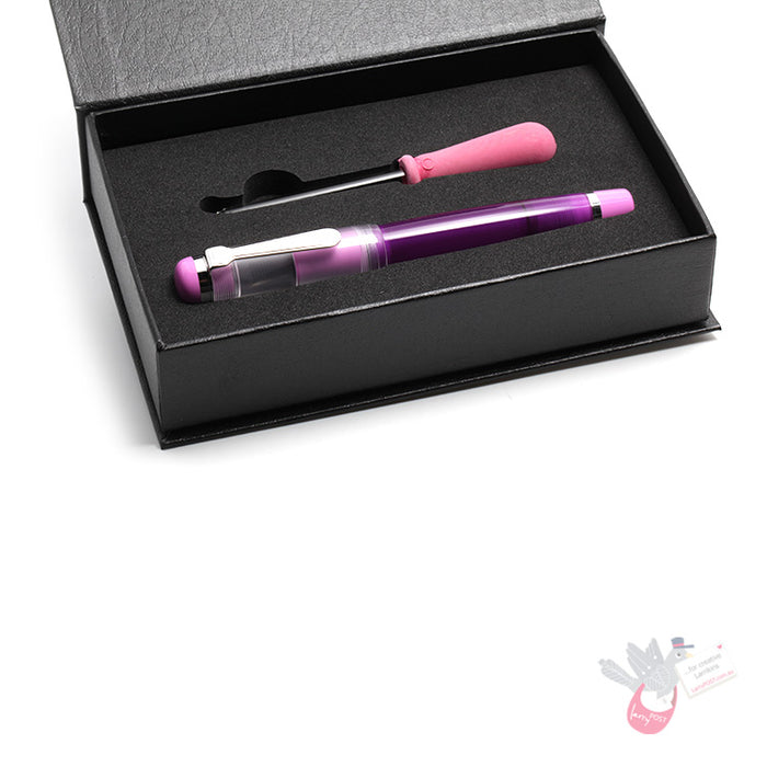 OPUS 88 OMAR Fountain Pen - Lipstick - Medium Nib