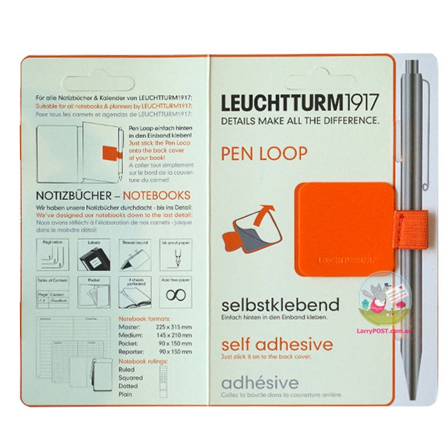 LEUCHTTURM1917 Classic Hard Cover - Pocket (A6) - Squared - Bright Orange