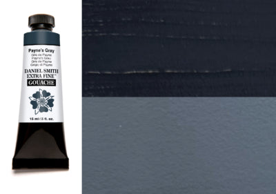 DANIEL SMITH Gouache - 15mL - Payne's Grey (PB29,PBk9)