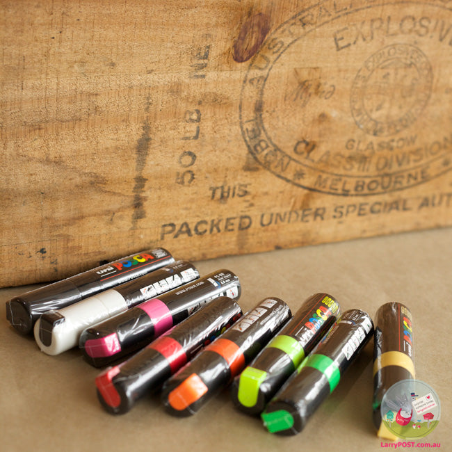 POSCA Paint Marker- 8mm Chisel (PC-8K) - 35 Colours Available