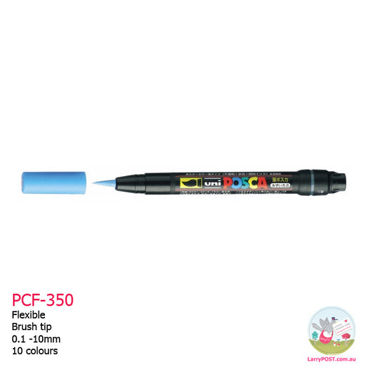 POSCA Paint Marker - Brush Tip (PCF-350) - 10 Colours Available