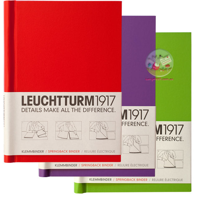 LEUCHTTURM1917 Peka Springback Binder (holds 150 pages) - A4 - Black