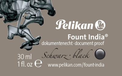 PELIKAN Fount India Document Ink - 30mL - Black