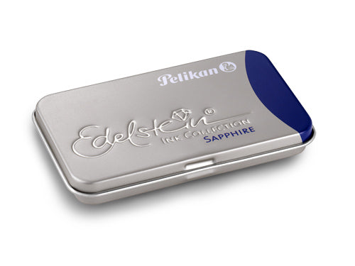 PELIKAN Edelstein Fountain Pen Ink Collection - Giant Ink Cartridge - Pack of 5 - Sapphire