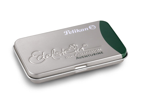 PELIKAN Edelstein Fountain Pen Ink Collection - Giant Ink Cartridge - Pack of 5 - Adventurine