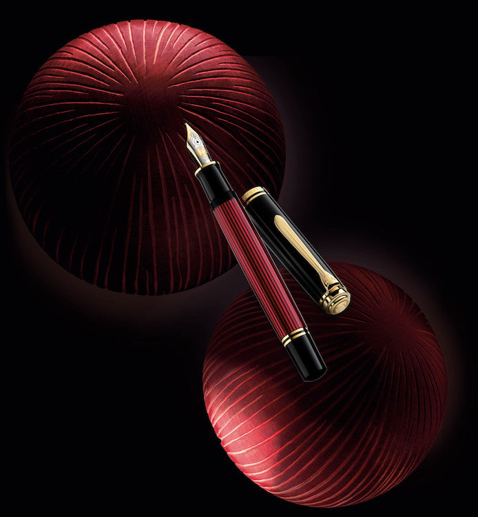 PELIKAN Souveran M800 Fountain Pen - Black/Red