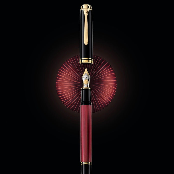 PELIKAN Souveran M800 Fountain Pen - Black/Red
