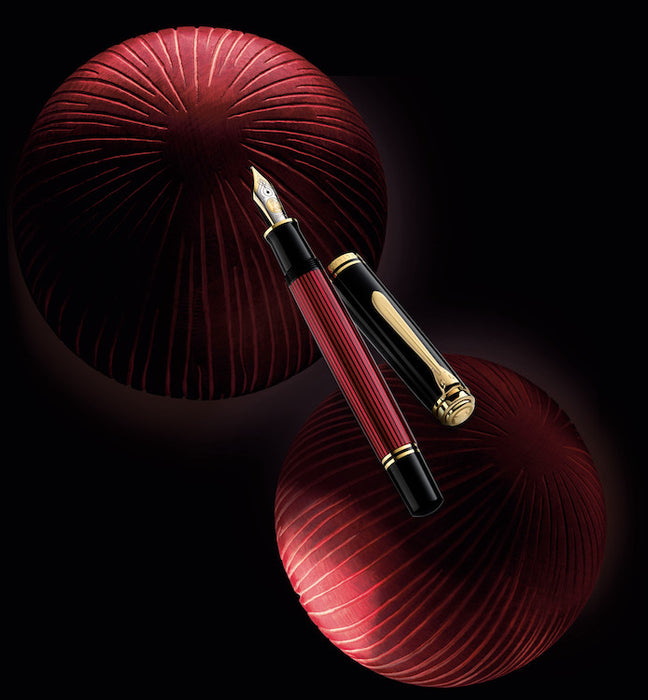 PELIKAN Souveran M800 Fountain Pen - Black/Red