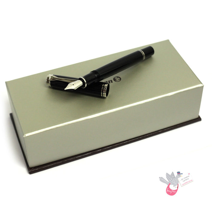 PELIKAN Souveran M805 Fountain Pen - Black/Palladium Trim