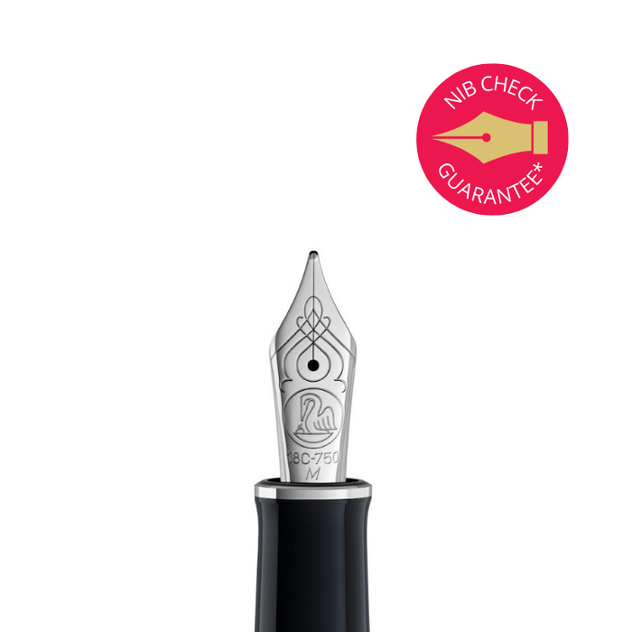 PELIKAN Souveran M815 Fountain Pen - Metal Striped Blue (Limited Edition)