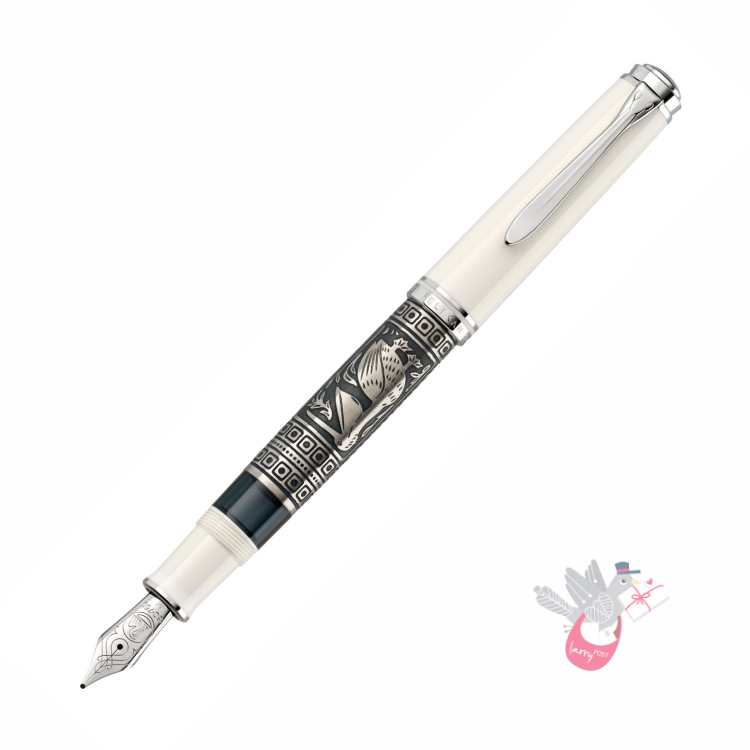 PELIKAN Toledo M910 (18K nib) Fountain Pen - White - Fine (Special Edition)