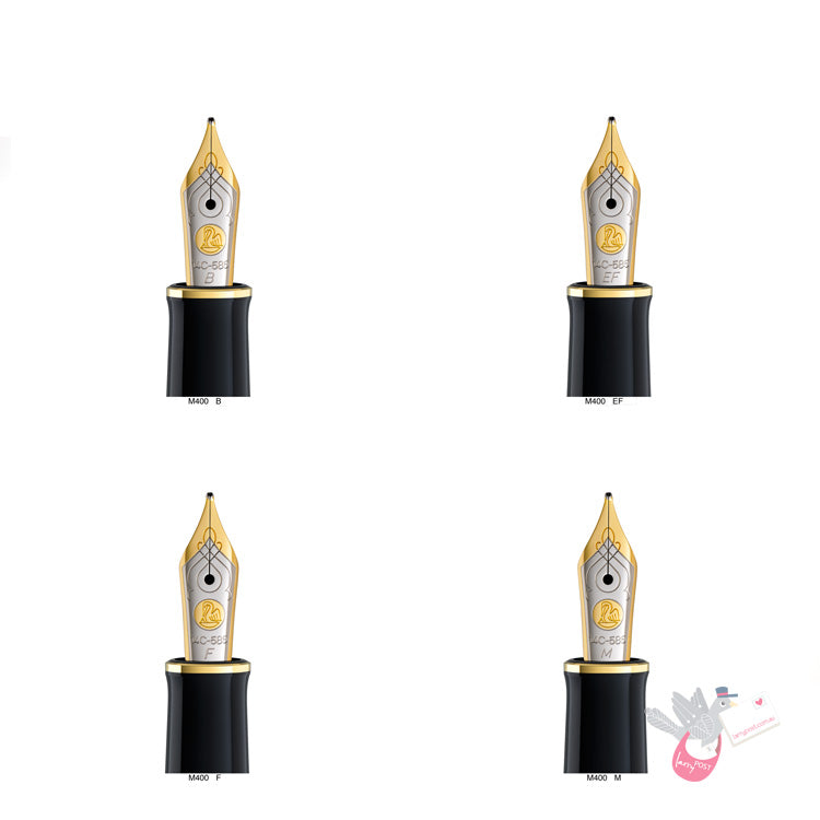 PELIKAN Souveran M400 Fountain Pen - Black/Gold