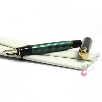 PELIKAN Souveran M400 Fountain Pen - Black/Green