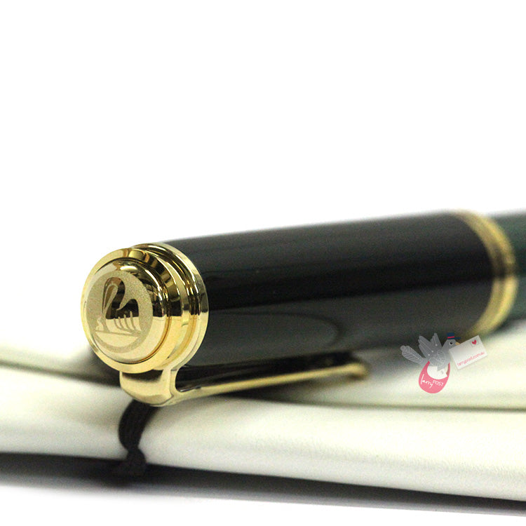 Buy PELIKAN Souveran M1000 Fountain Pen - Black/Gold Trim | LarryPOST