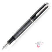 PELIKAN Souver’_n M405 Stresemann Fountain Pen - Anthracite/Palladium Trim 