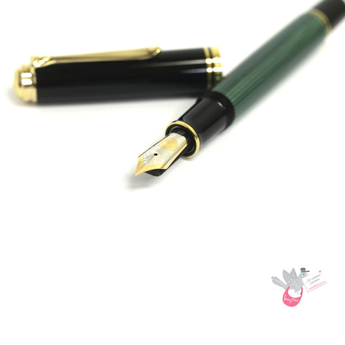 PELIKAN Souveran M1000 Fountain Pen - Black/Green