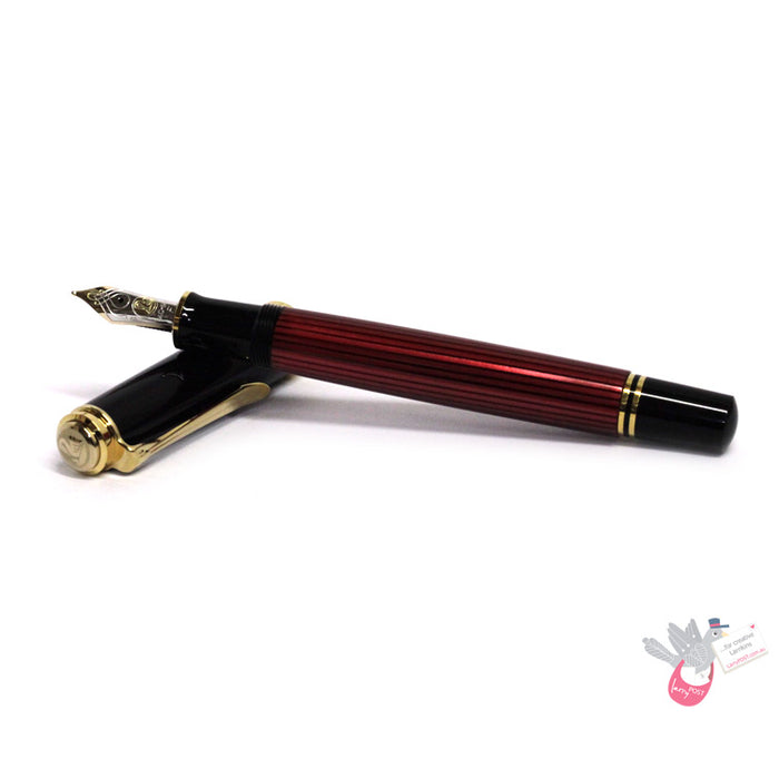 PELIKAN Souveran M600 Fountain Pen - Black/Red