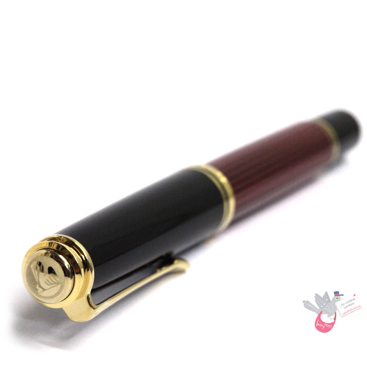 PELIKAN Souveran M600 Fountain Pen - Black/Red