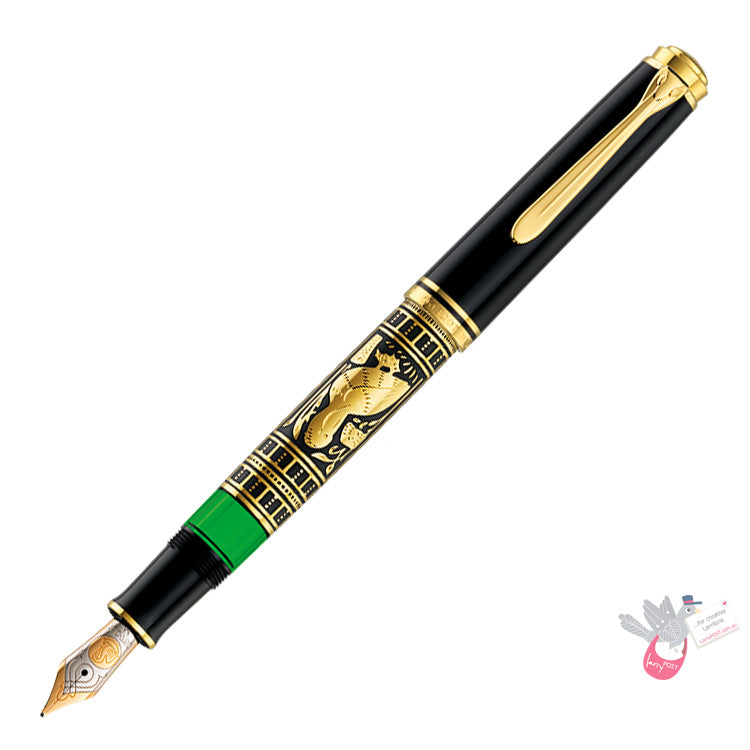 PELICAN Toledo M900 Fountain Pen - Black / Gold