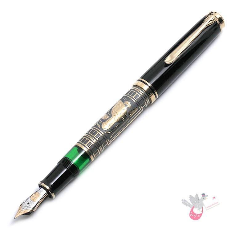 PELICAN Toledo M900 Fountain Pen - Black / Gold