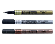 SAKURA Pen-Touch Permanent Maker - Medium - Silver 