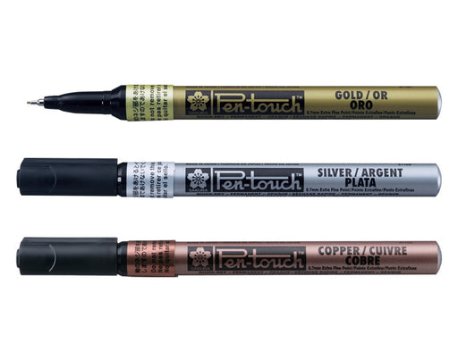 SAKURA Pen-Touch Permanent Maker - Medium - Silver 