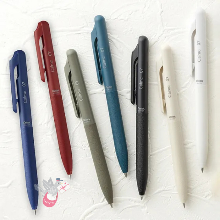 PENTEL Calme Ballpoint Pen (0.7mm) - Khaki (Black ink)
