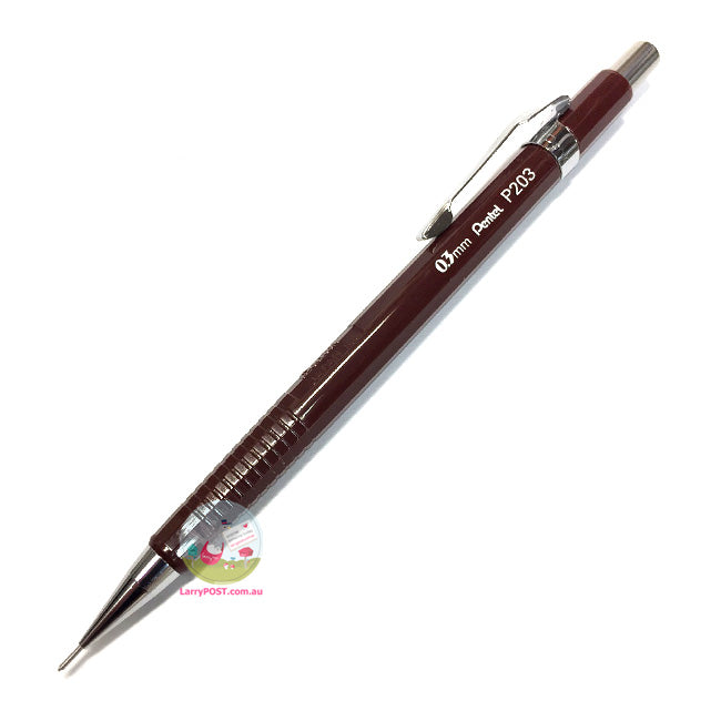 PENTEL Mechanical Drafting Pencil (P203) - Brown - 0.3mm