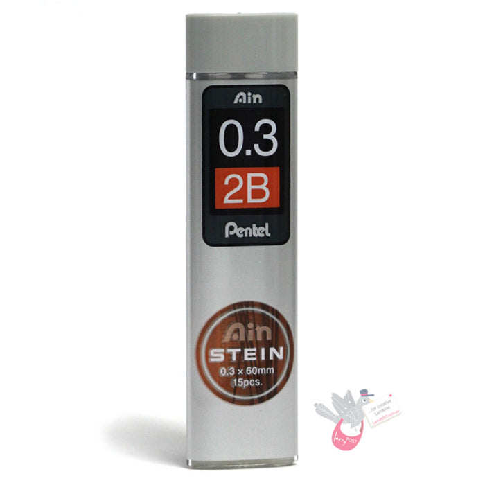 PENTEL Stein Mechanical Pencil Leads - 0.3mm - 2B