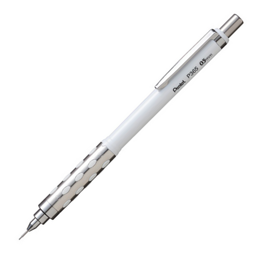PENTEL Stein Mechanical Pencil (P365) - White - 0.5mm
