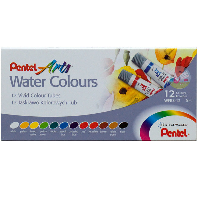 PENTEL Water Colours - Set 12