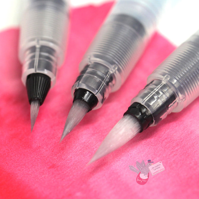 PENTEL Aquash Waterbrush - Multi Pack (Fine, Med, Broad)