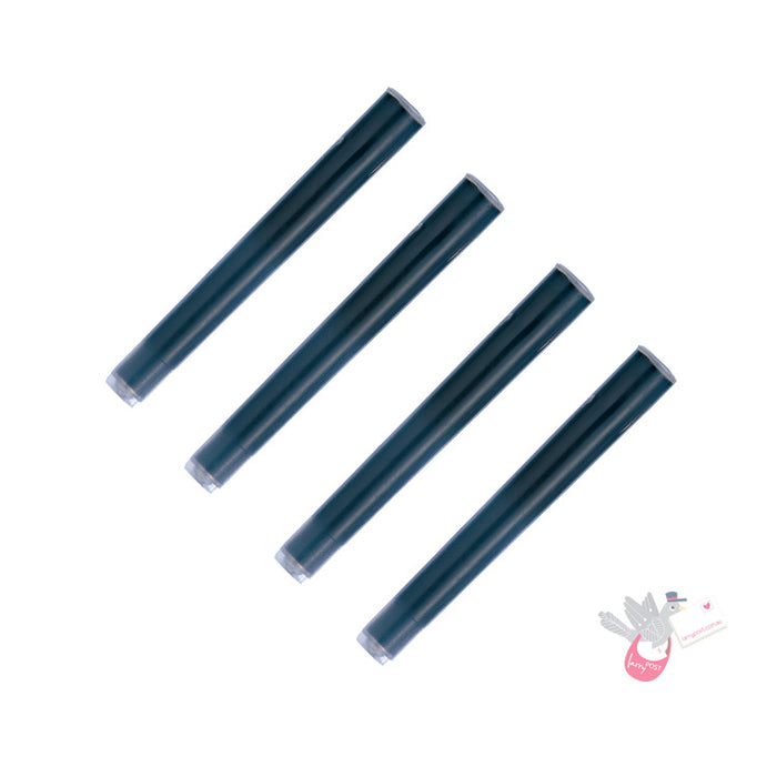 PENTEL Pocket Brush Cartridges - Pack of 4 - Sepia