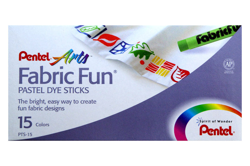 PENTEL Fabric Crayons - Set 15