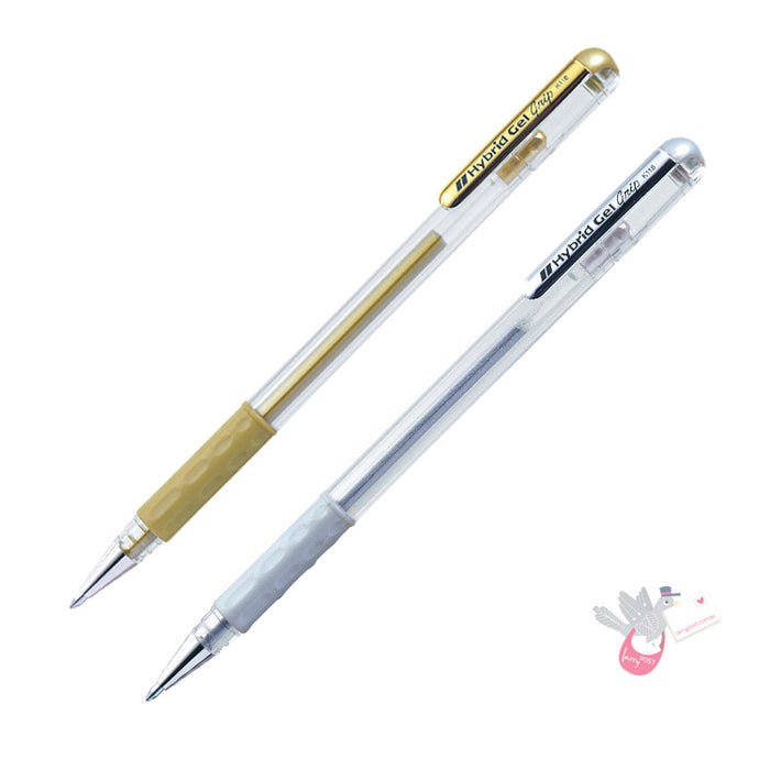 PENTEL Gel Pen Hybrid Gel 0.8mm Wallet x 9