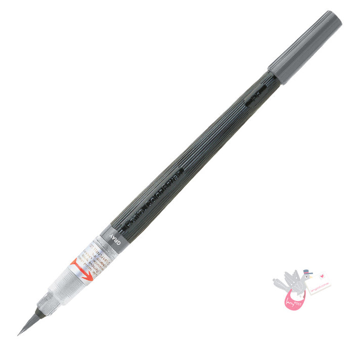 PENTEL Colour Brush Pen - Grey