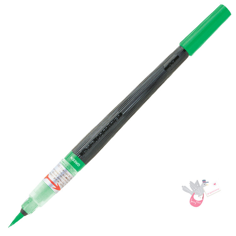 PENTEL Colour Brush Pen - Green