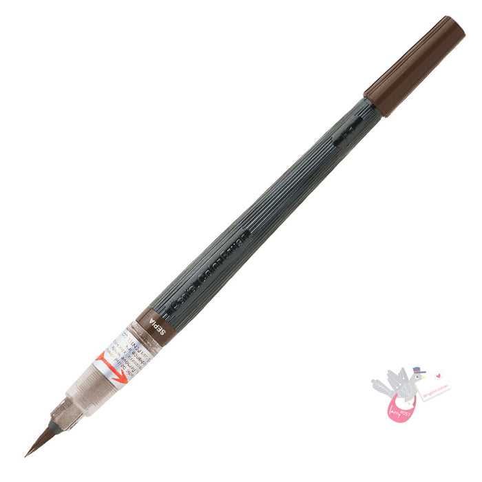 PENTEL Colour Brush Pen - Sepia
