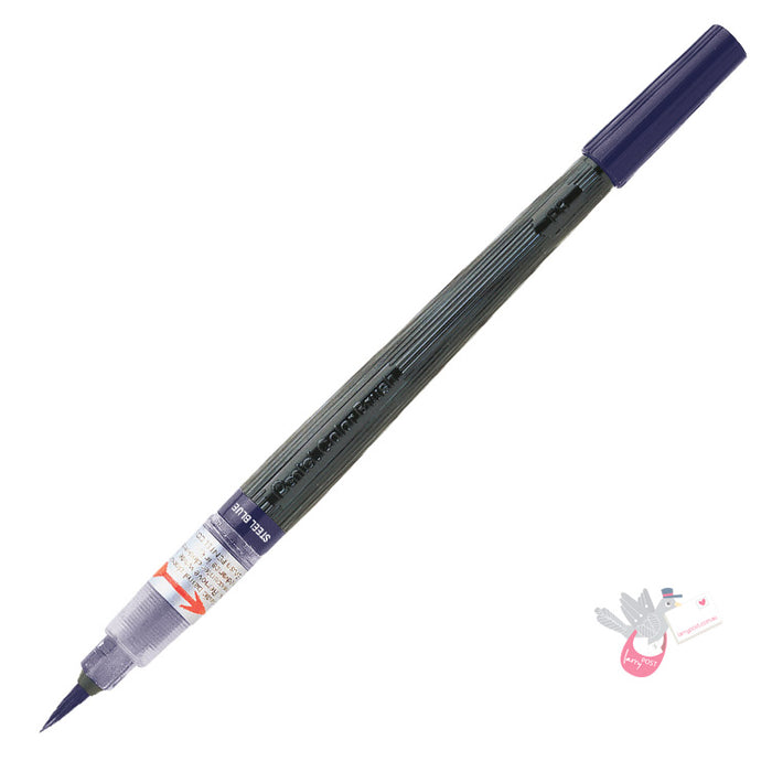 PENTEL Colour Brush Pen - Steel Blue 
