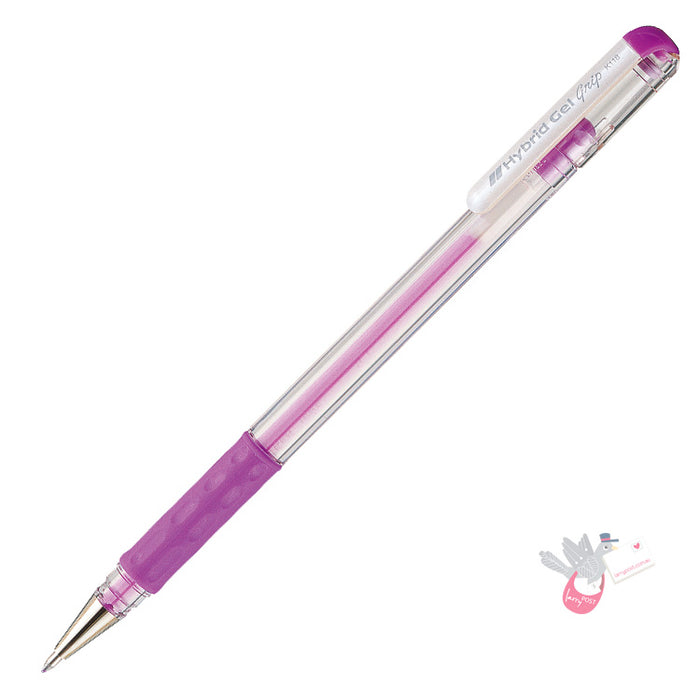 PENTEL Gel Pen Hybrid Gel 0.8mm Wallet x 9